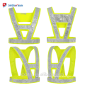EN471 High Visibility Workwear Waistcoat Fluorescent Yellow Hi Vis Reflective Safety Vest With Led Light